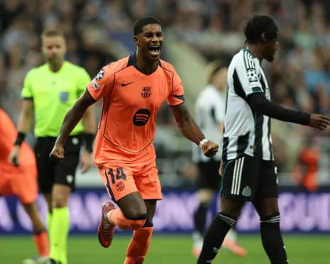 Marcus Rashford's Brace Silences The Magpies' Party and Secures Barça's Victory